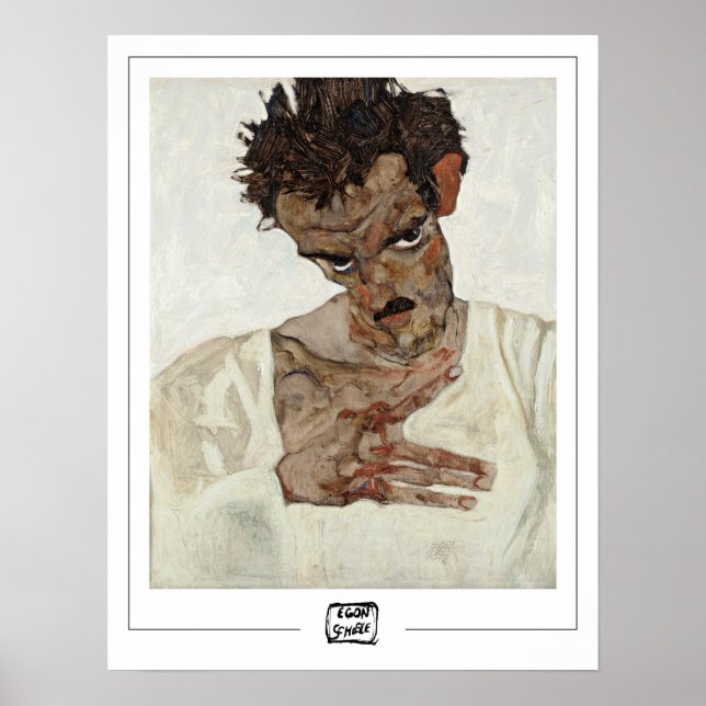 Egon Schiele Zedign Art Poster #277-3 (Framsidan)