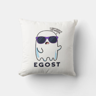 Egost Funny Halloween Ego Ghost Pun Kudde