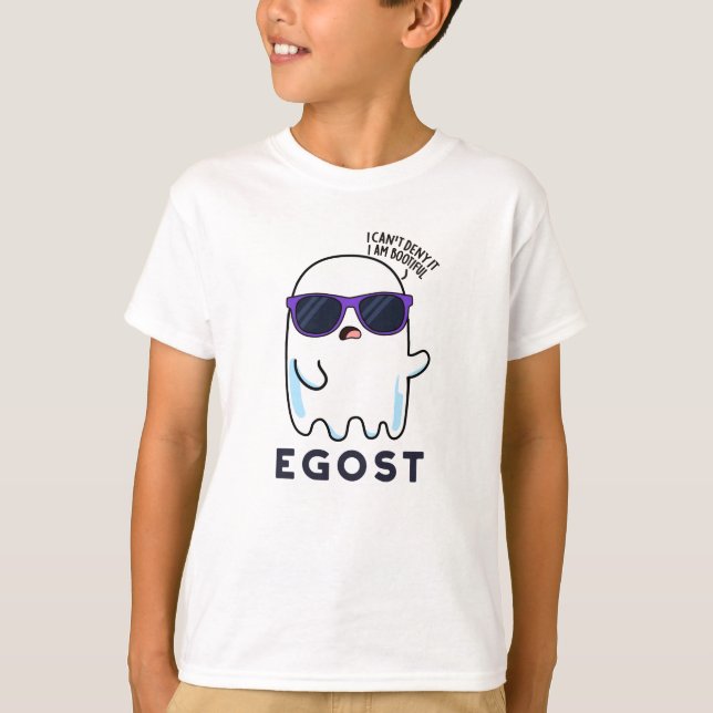 Egost Funny Halloween Ego Ghost Pun T Shirt (Framsida)