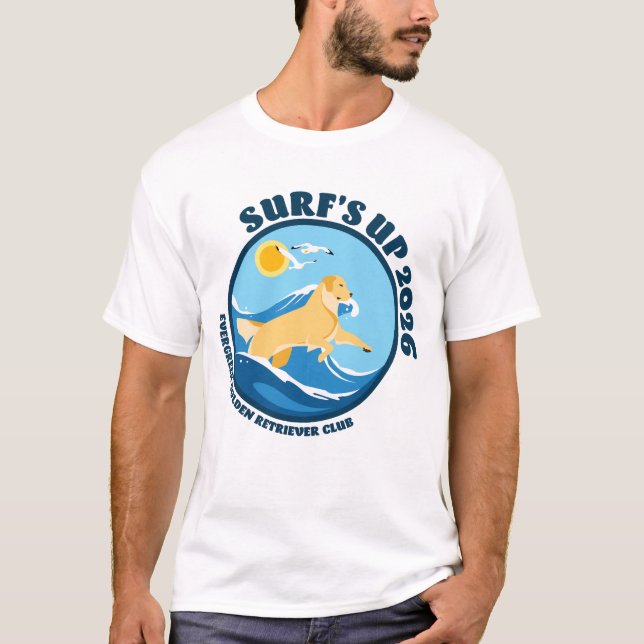 EGRC Surfs Up Mens T-shirt (Framsida)