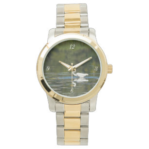 Egret Fish Feast Armbandsur
