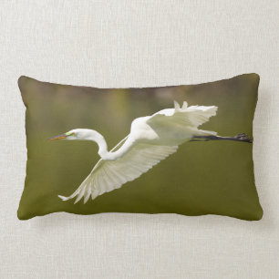 egret i flyg lumbarkudde
