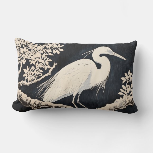 Egret II Dekorativ kudde (Framsida)