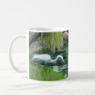 Egret på Pond Kaffemugg