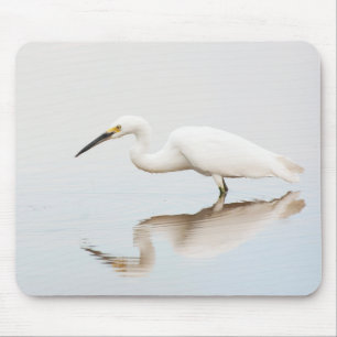 Egret på stillastående damm musmatta