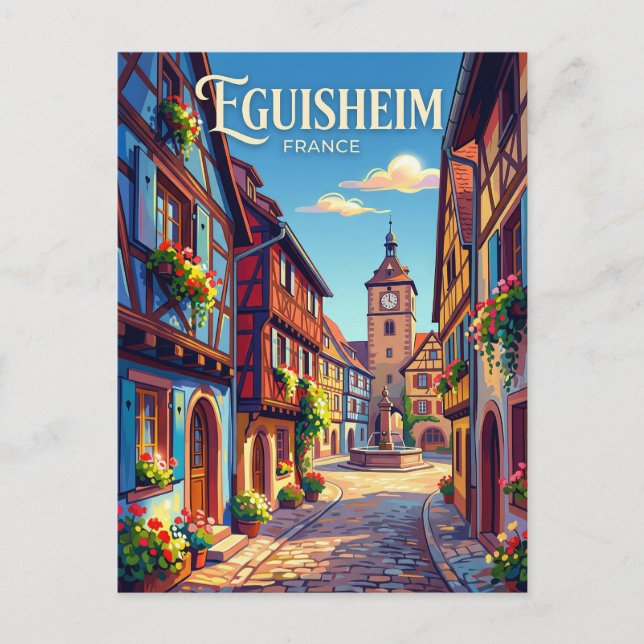 Eguisheim France Vykort (Framsida)