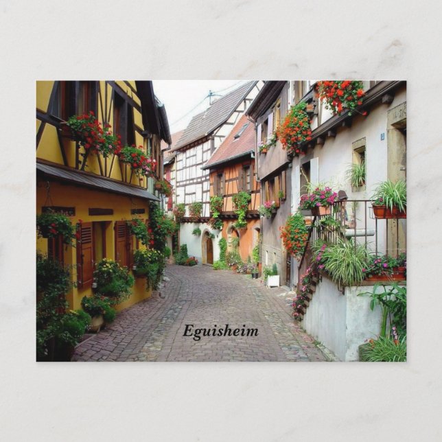 Eguisheim - vykort (Framsida)