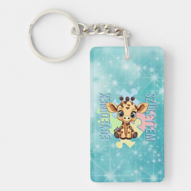 Egyedinek születtem – kedves zsiráfos design (Framsidan)