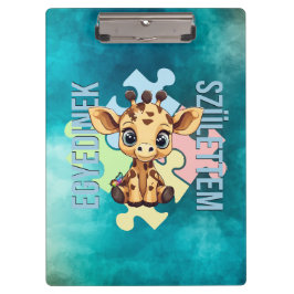 Egyedinek születtem – kedves zsiráfos design