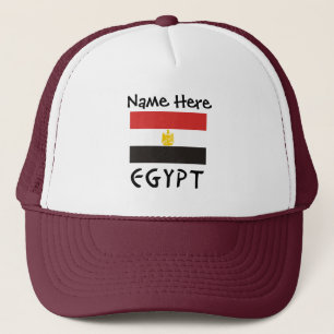 Egypt Egyptisk Flagga Personligt Namn Keps