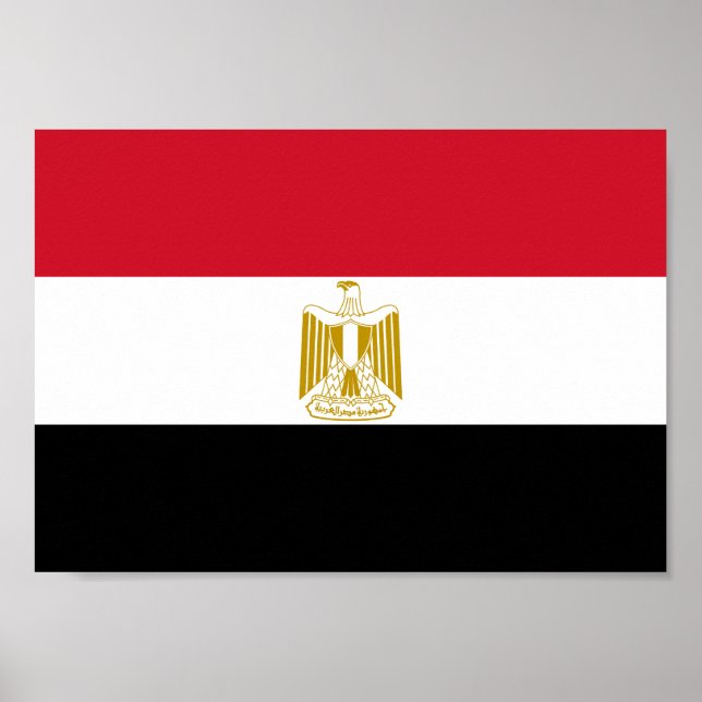 Egypt Flag Poster (Framsidan)