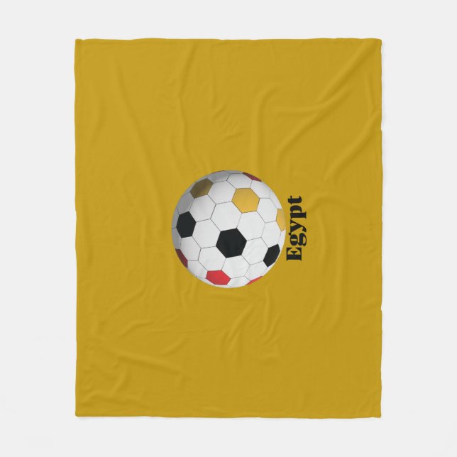 Egypt Soccer Fleecefilt (Framsidan)