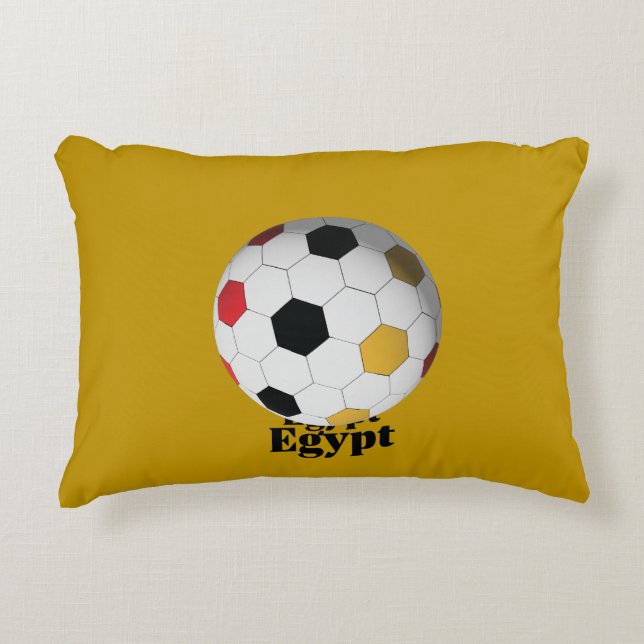 Egypt Soccer  Prydnadskudde (Framsidan)