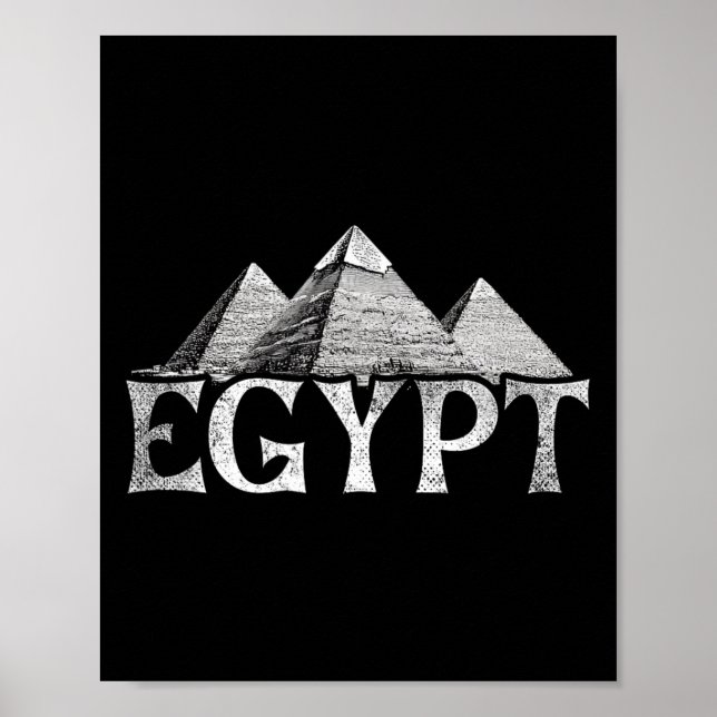 Egypt Vacation Travel Pyramids  Poster (Framsidan)