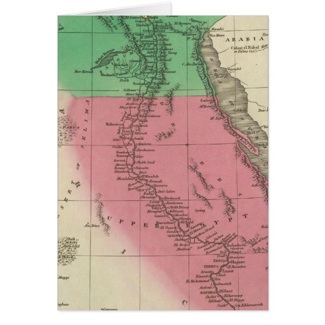 Egypten 12 hälsningskort (Framsidan)