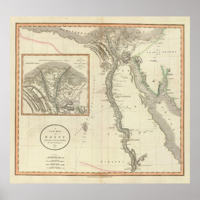 Egypten 12 poster (Framsidan)