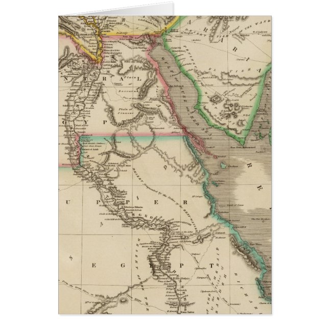 Egypten 13 hälsningskort (Framsidan)