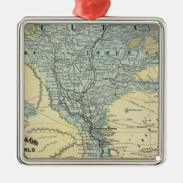 Egypten 14 julgransprydnad metall (Framsidan)