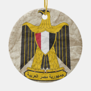 Egypten (2) julgransprydnad keramik