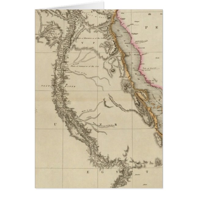 EGYPTEN 3 HÄLSNINGSKORT (Framsidan)