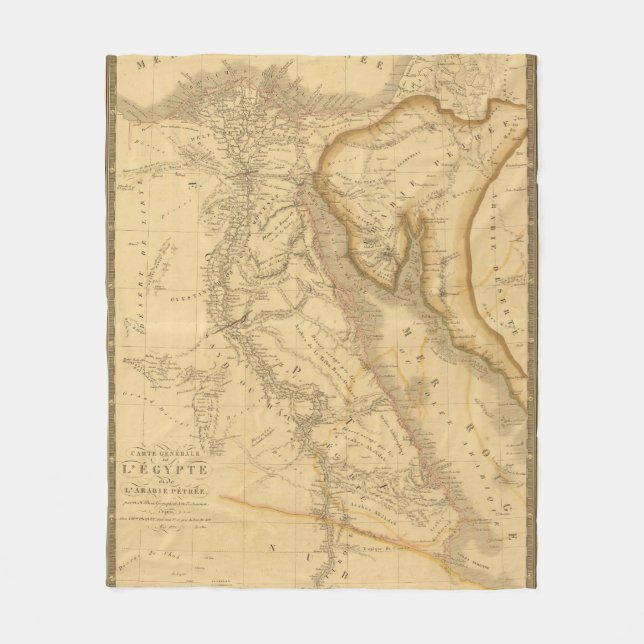 Egypten 7 fleecefilt (Framsidan)