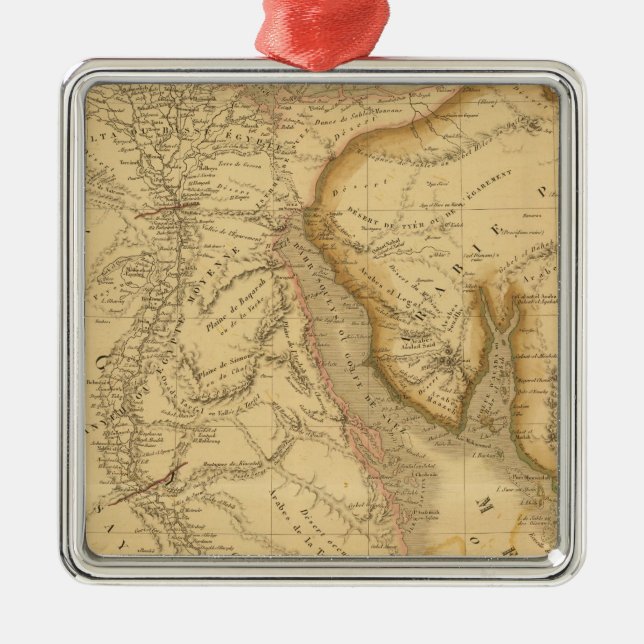 Egypten 7 julgransprydnad metall (Framsidan)