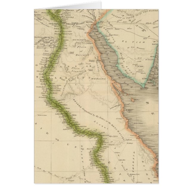 EGYPTEN 8 HÄLSNINGSKORT (Framsidan)