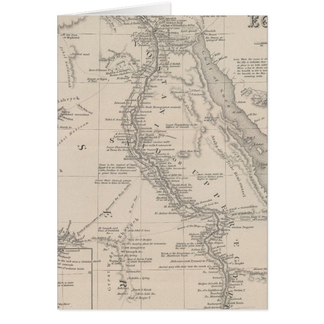 EGYPTEN 9 HÄLSNINGSKORT (Framsidan)