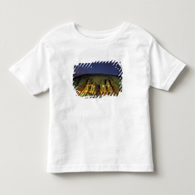 Egypten, Abu Simbel, Kolossala figurer av Ramses T-shirt (Framsida)
