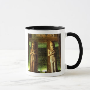 Egypten, Abu Simbel, Staty av Ramses II, Mugg