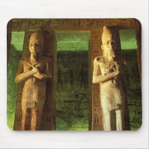 Egypten, Abu Simbel, Staty av Ramses II, Musmatta