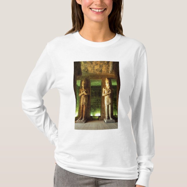 Egypten, Abu Simbel, Staty av Ramses II, T Shirt (Framsida)