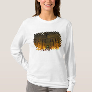 Egypten, Abu Simbel, Upplyst fasad av Lilla Tee