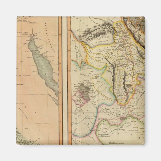 Egypten Abyssinia Magnet (Framsidan)