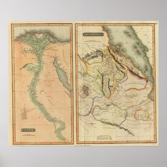 Egypten Abyssinia Poster (Framsidan)