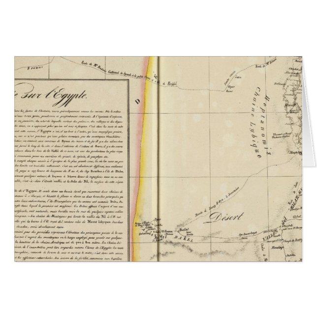 Egypten, Afrika 11 Hälsningskort (Framsidan Horizontal)