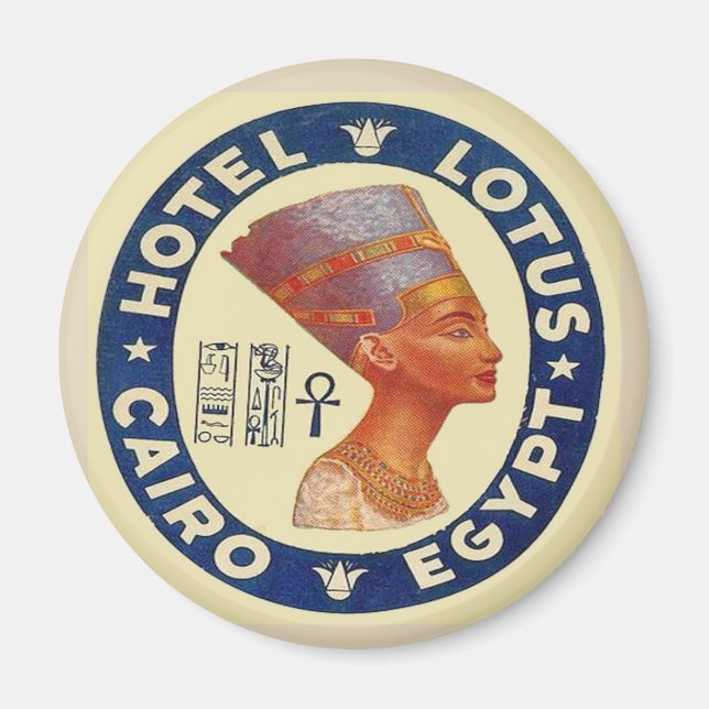 Egypten, Afrika Hotel Magnet (Framsidan)