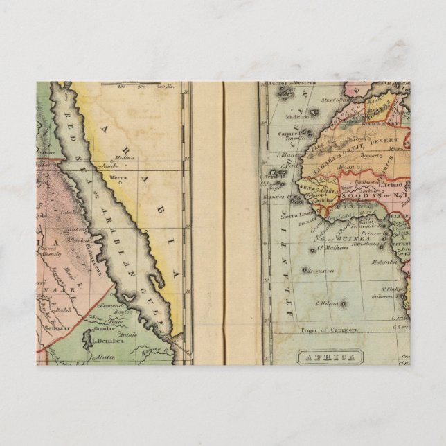 Egypten, Afrika Vykort (Framsida)