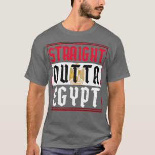Egypten Älskare Gift Egyptian Flagga Egypten T Shirt