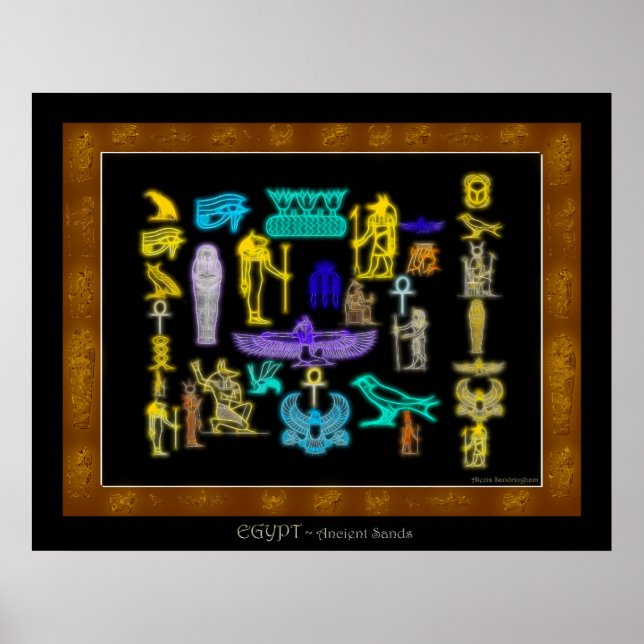 EGYPTEN ~ ANCIENT SANDS Art Poster (Framsidan)