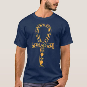 Egypten Ankh Öga i Egyptenen Horus Pharaoh Cairo S T Shirt