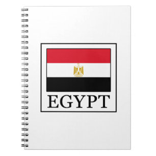 Egypten Anteckningsbok Med Spiral