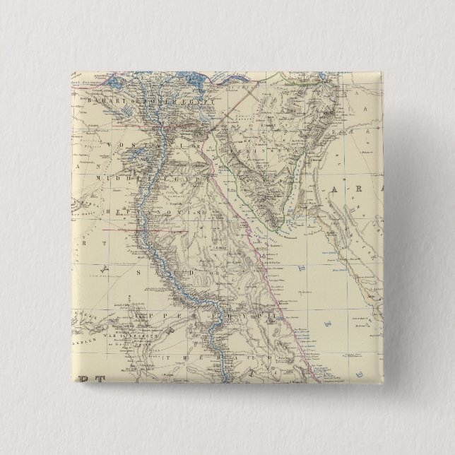 Egypten, Arabia Petraea, Nubia Knapp (Framsida)