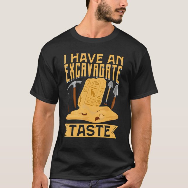 Egypten Archeology Egyptolog Pharaoh Hieroglyphi T Shirt (Framsida)