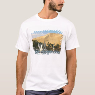 Egypten, Assuan, Nilen, Felucca-segelbåtar, 2 Tröja