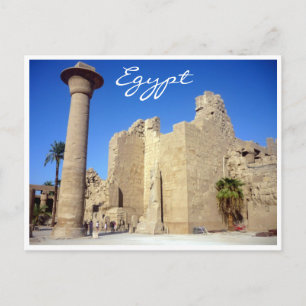 egypten av karnak-väggar vykort