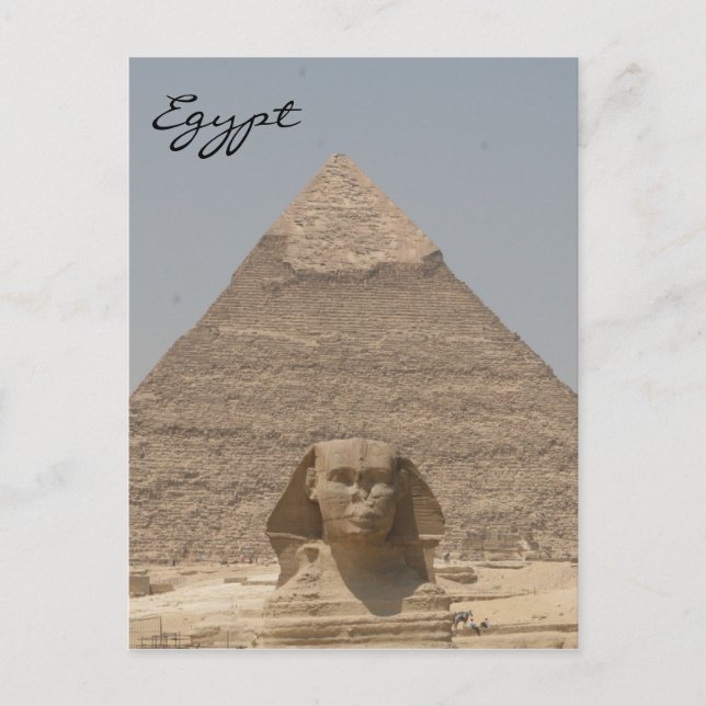 egypten av sfinx khafre vykort (Framsida)