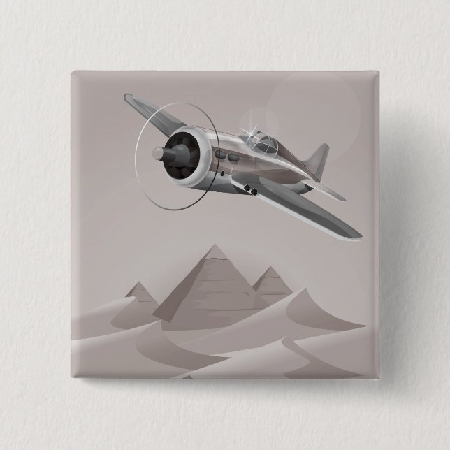 Egypten äventyr knapp (Framsida)