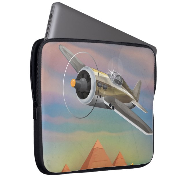 Egypten äventyr laptop fodral (Framsidan Höger)