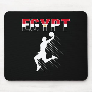 Egypten Basketball Fläkt Jersey - Egyptian Flagga  Musmatta
